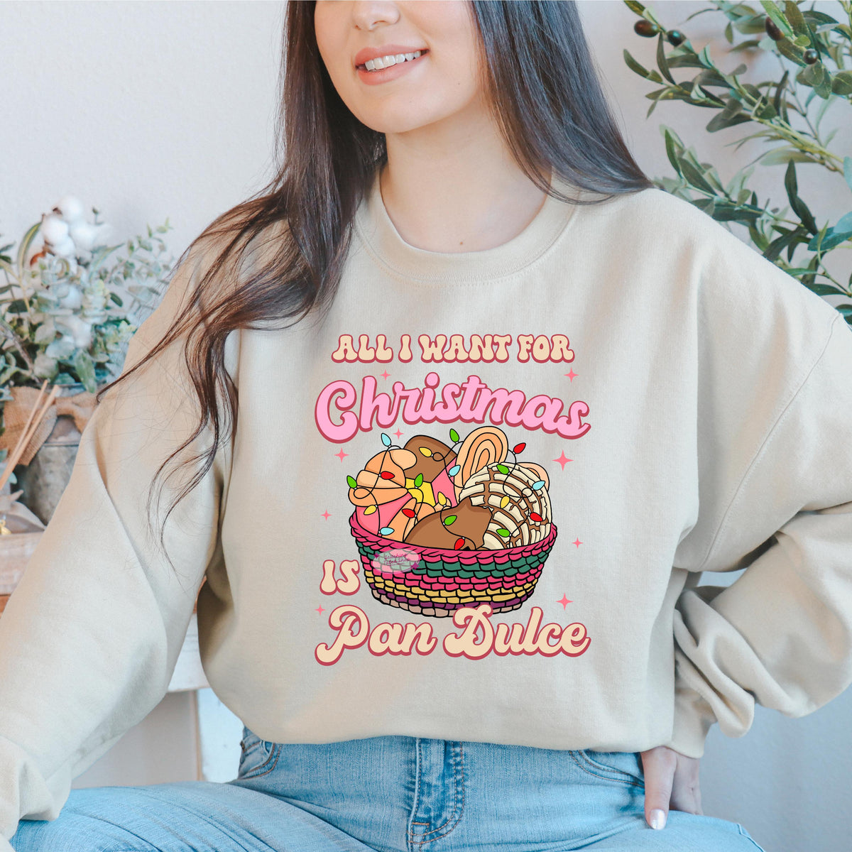 Pan Dulce Christmas Shirt, Latino Holiday, Comfort Colors Tee