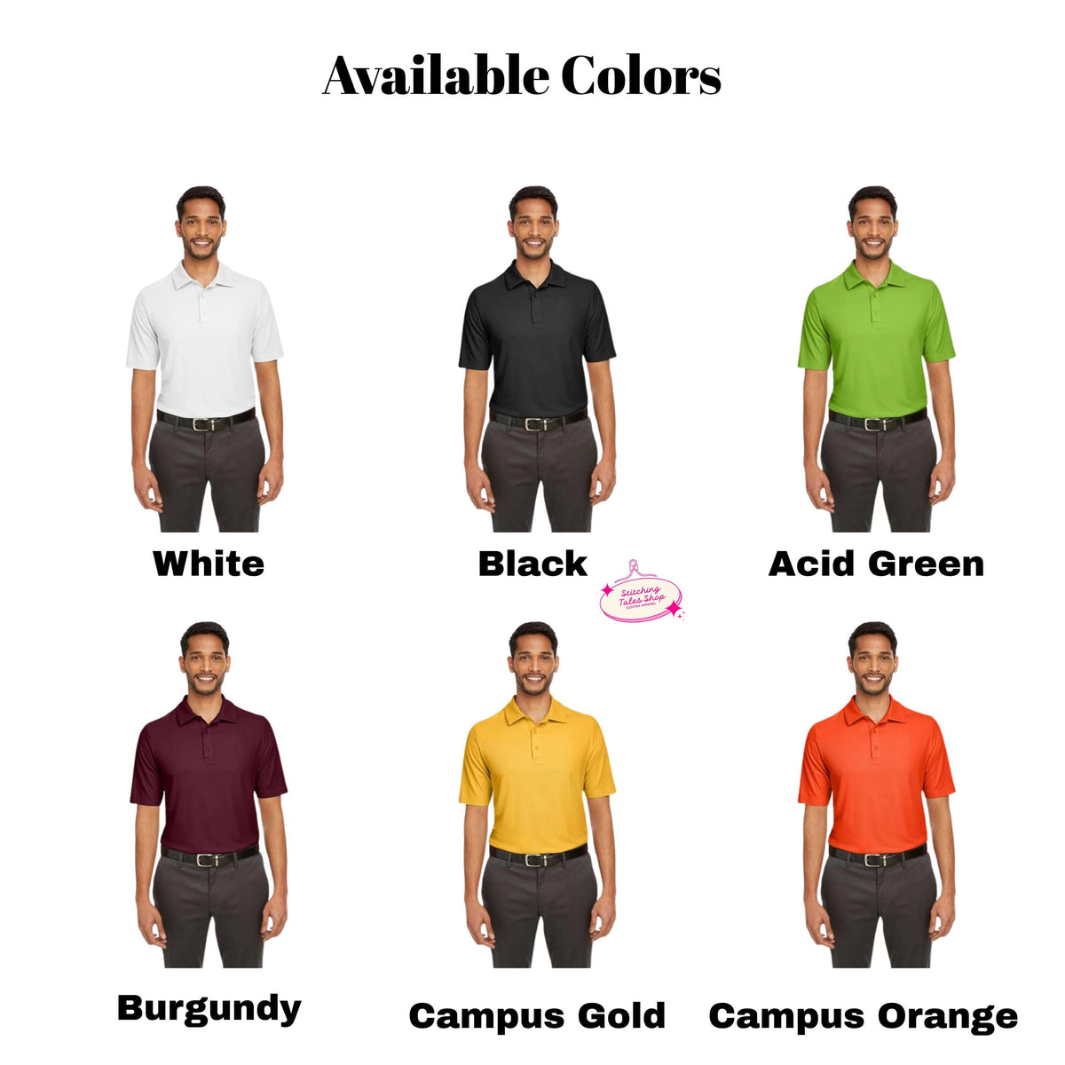 Custom Embroidered Logo Polo Shirt