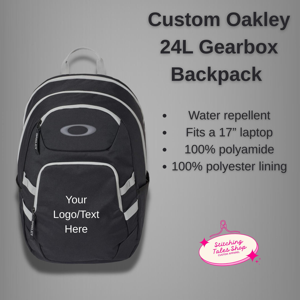 Embroidered Oakley Gearbox 24L Backpack