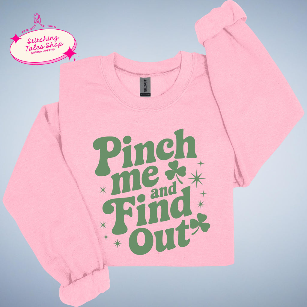 Pinch Me St Patrick's Day Shirt, Funny Irish Tee, Shamrock
