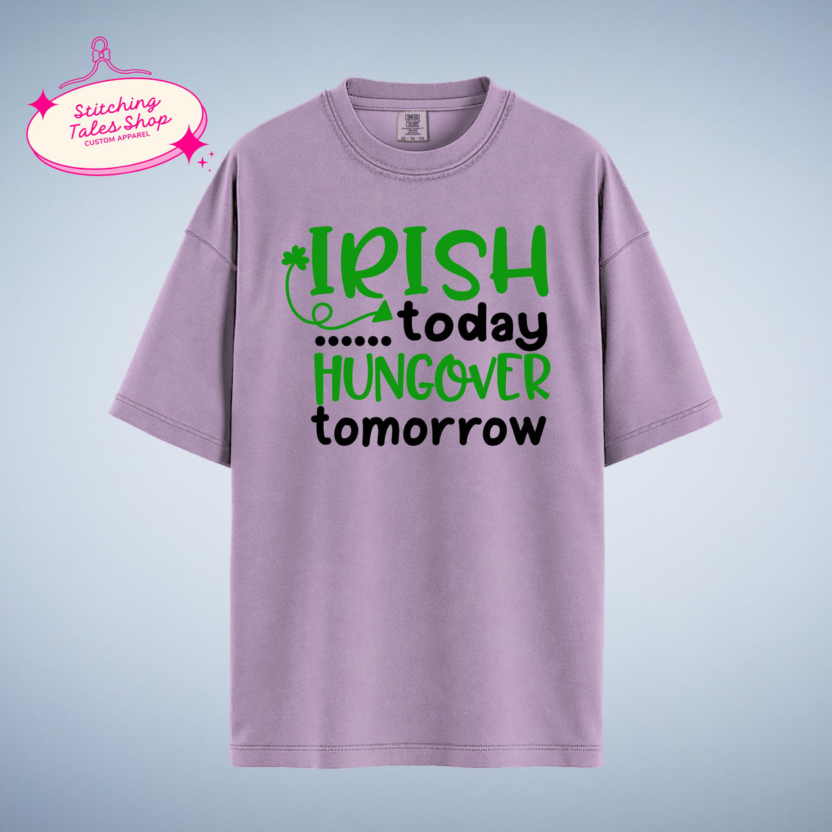 Funny St Patricks Day Shirt, Irish Today Hungover Tomorrow, Bar Crawl Tee
