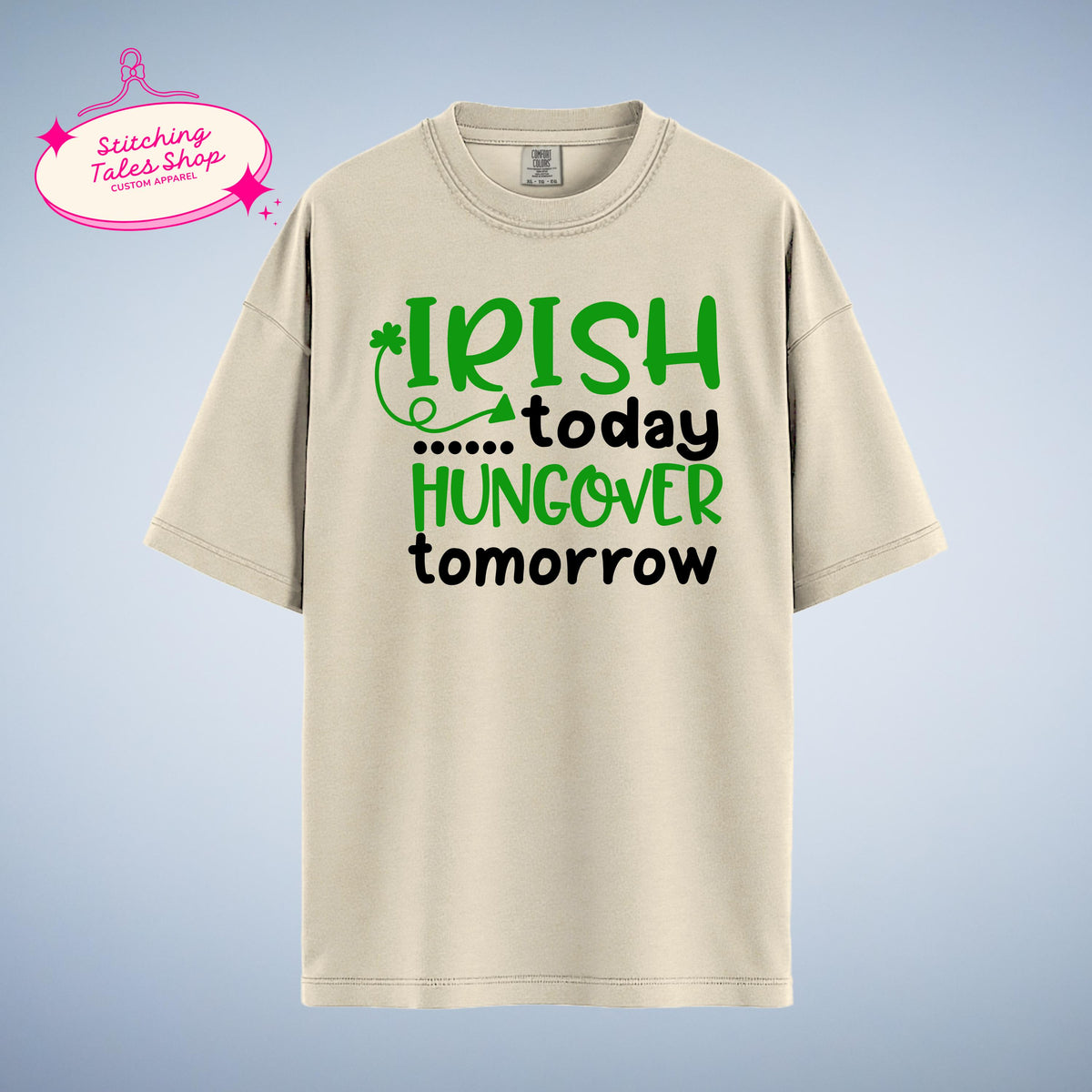 Funny St Patricks Day Shirt, Irish Today Hungover Tomorrow, Bar Crawl Tee