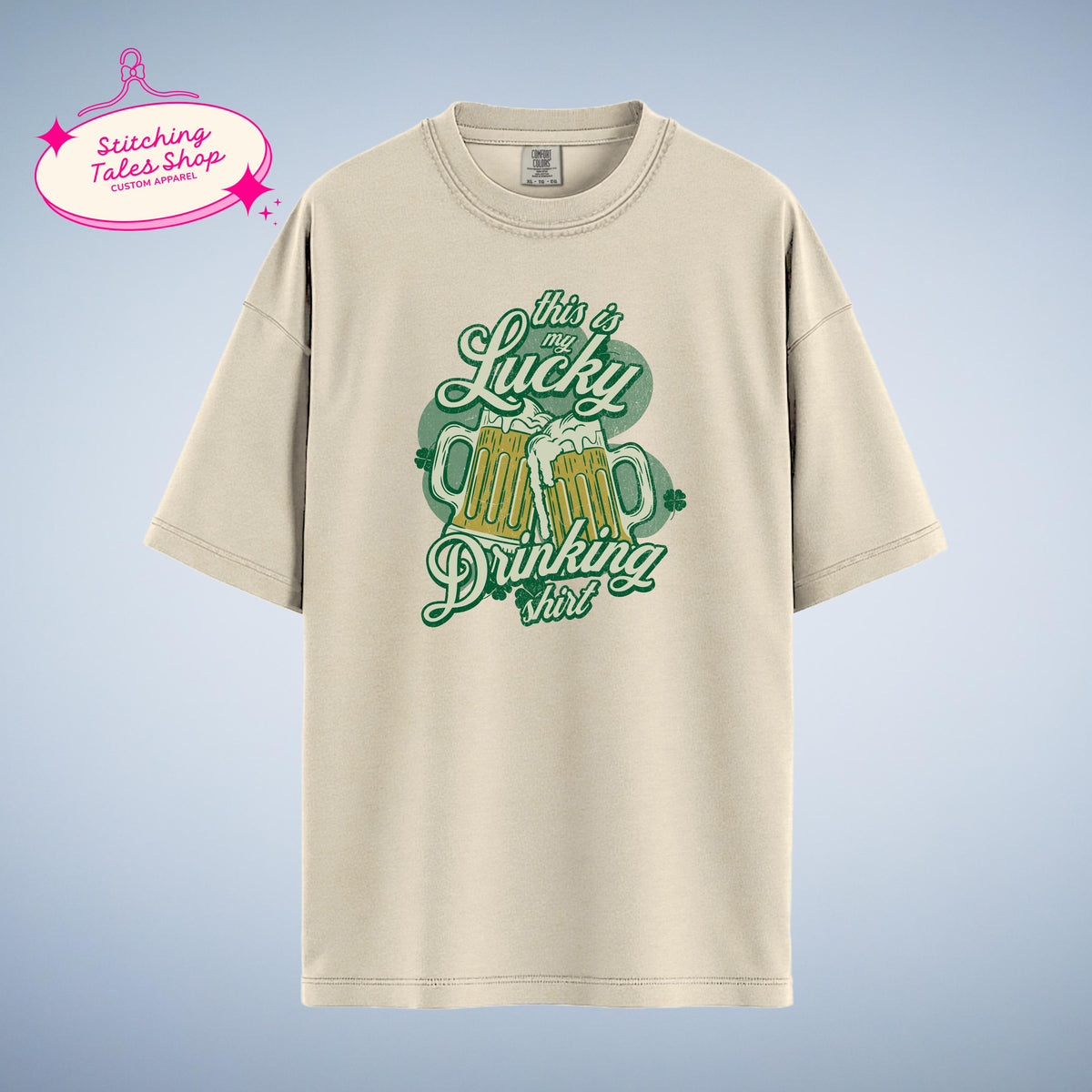 Lucky Drinking Shirt, Funny St Patricks Day Tee, Irish Beer