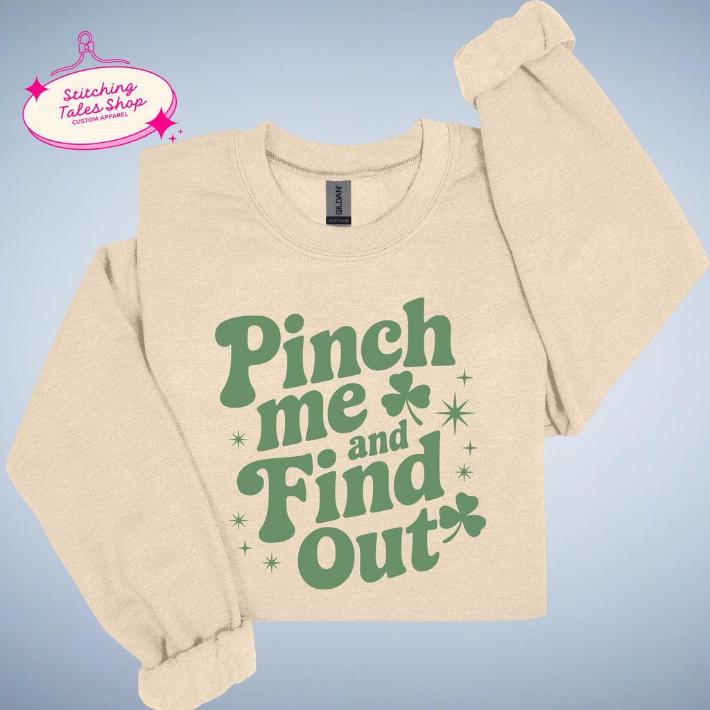 Pinch Me St Patrick's Day Shirt, Funny Irish Tee, Shamrock