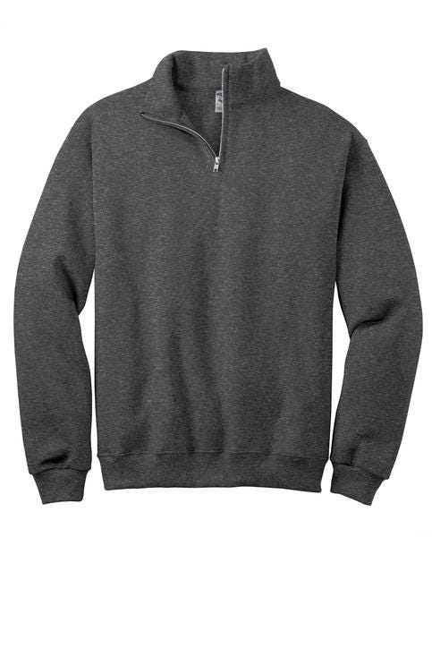 Embroidered Social Worker Quarter Zip Sweatshirt