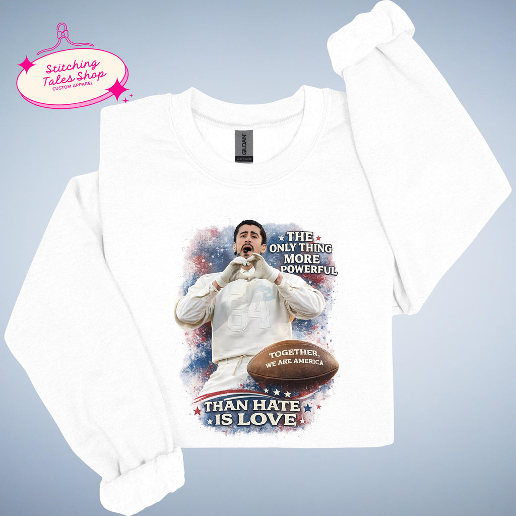 Love Over Hate Shirt, Unity Graphic Tee, Comfort Colors Unisex Shirt, Patriotic Message Shirt, Meaningful Statement Tee