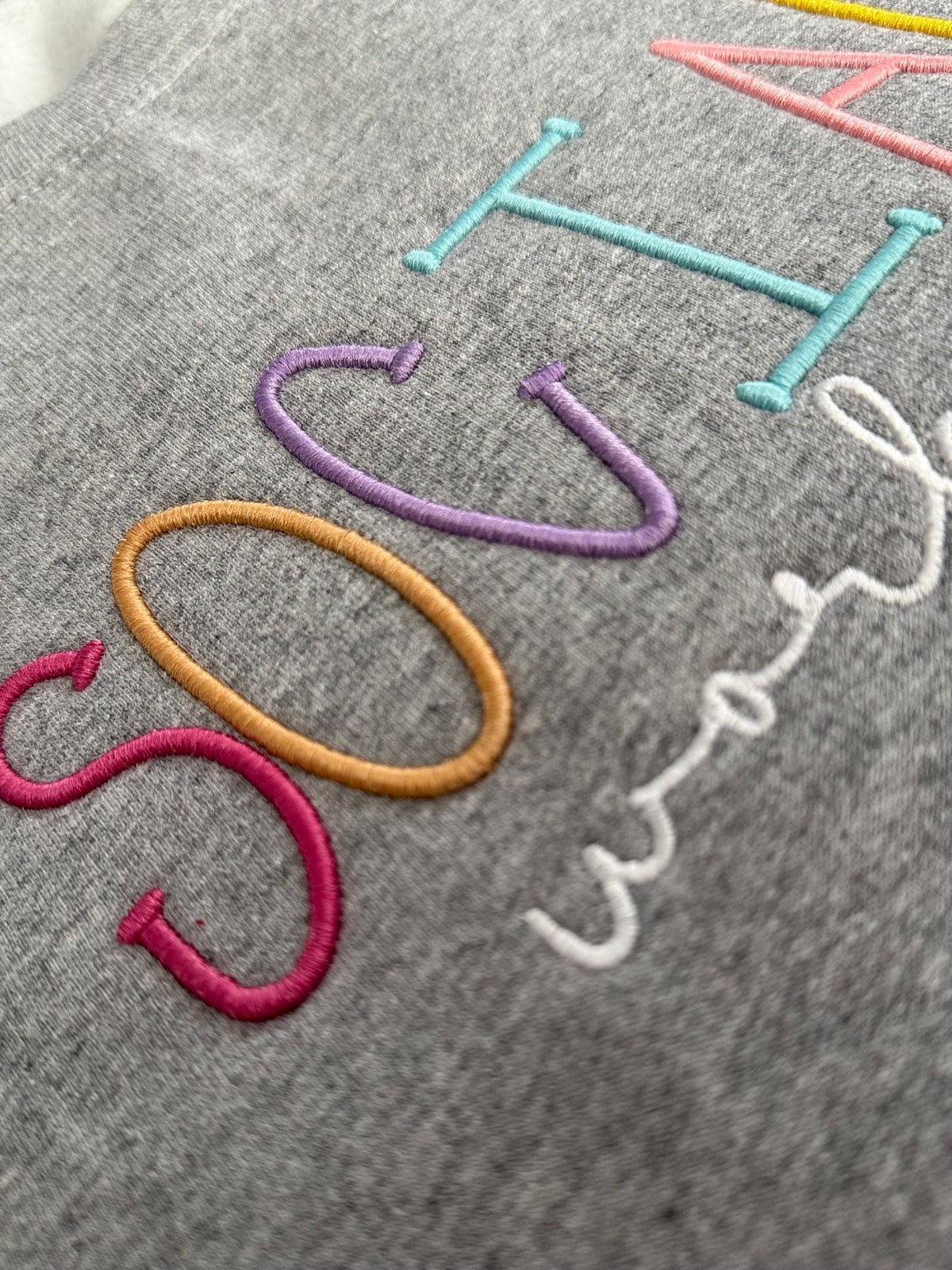 Custom 3D Puff Embroidered Sweatshirt