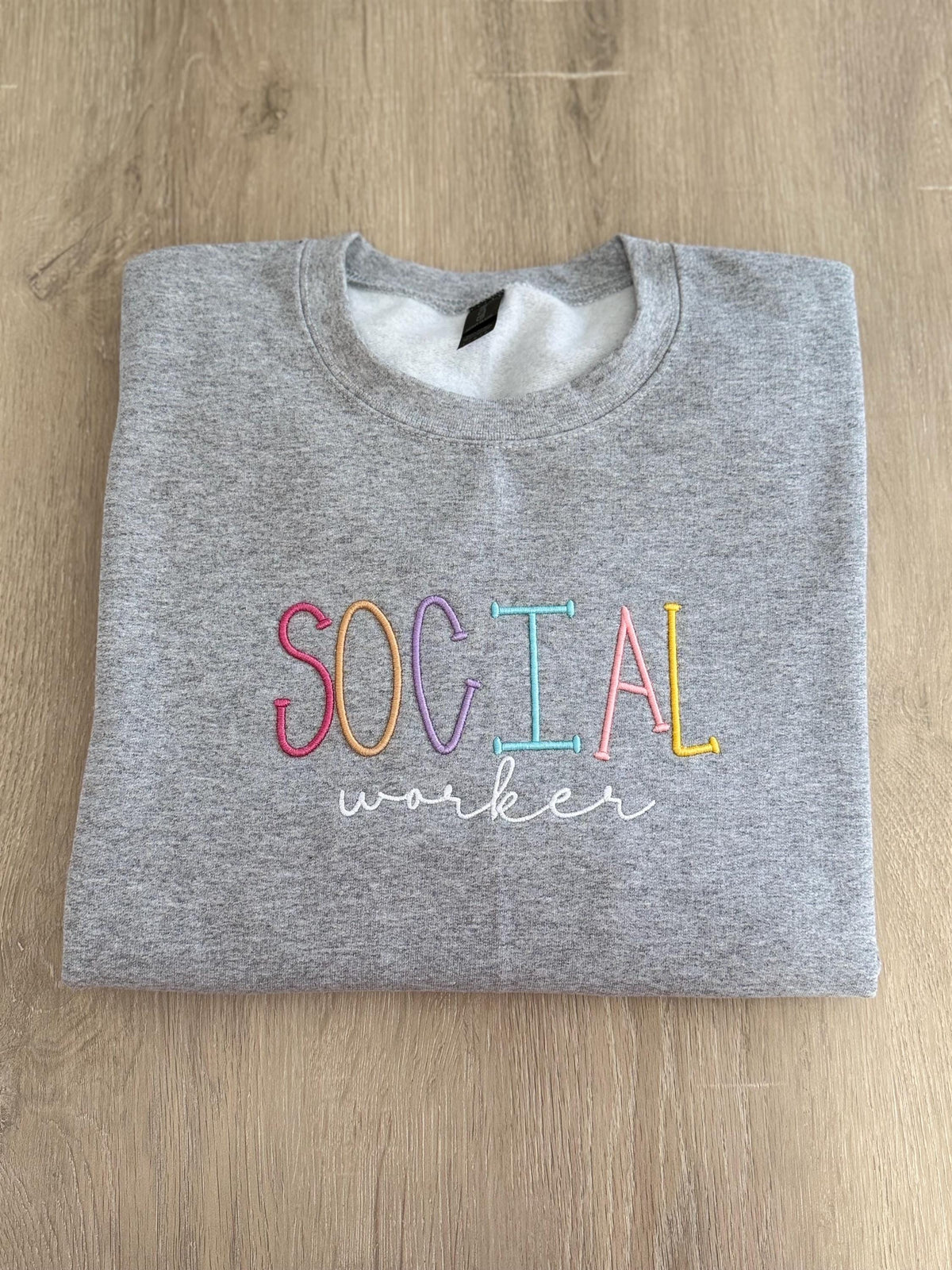 Custom 3D Puff Embroidered Sweatshirt