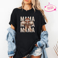 Football Mama Shirt, Game Day Comfort Colors 1717 Tee, Bow Design