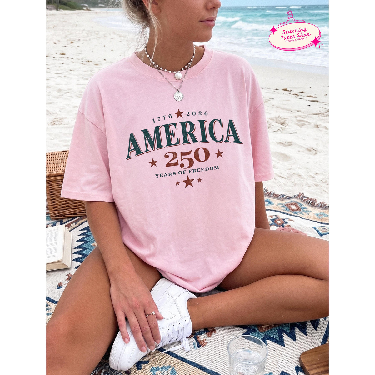 America 250 Shirt, Vintage USA Graphic Tee, Comfort Colors 1717, Patriotic Summer Outfit