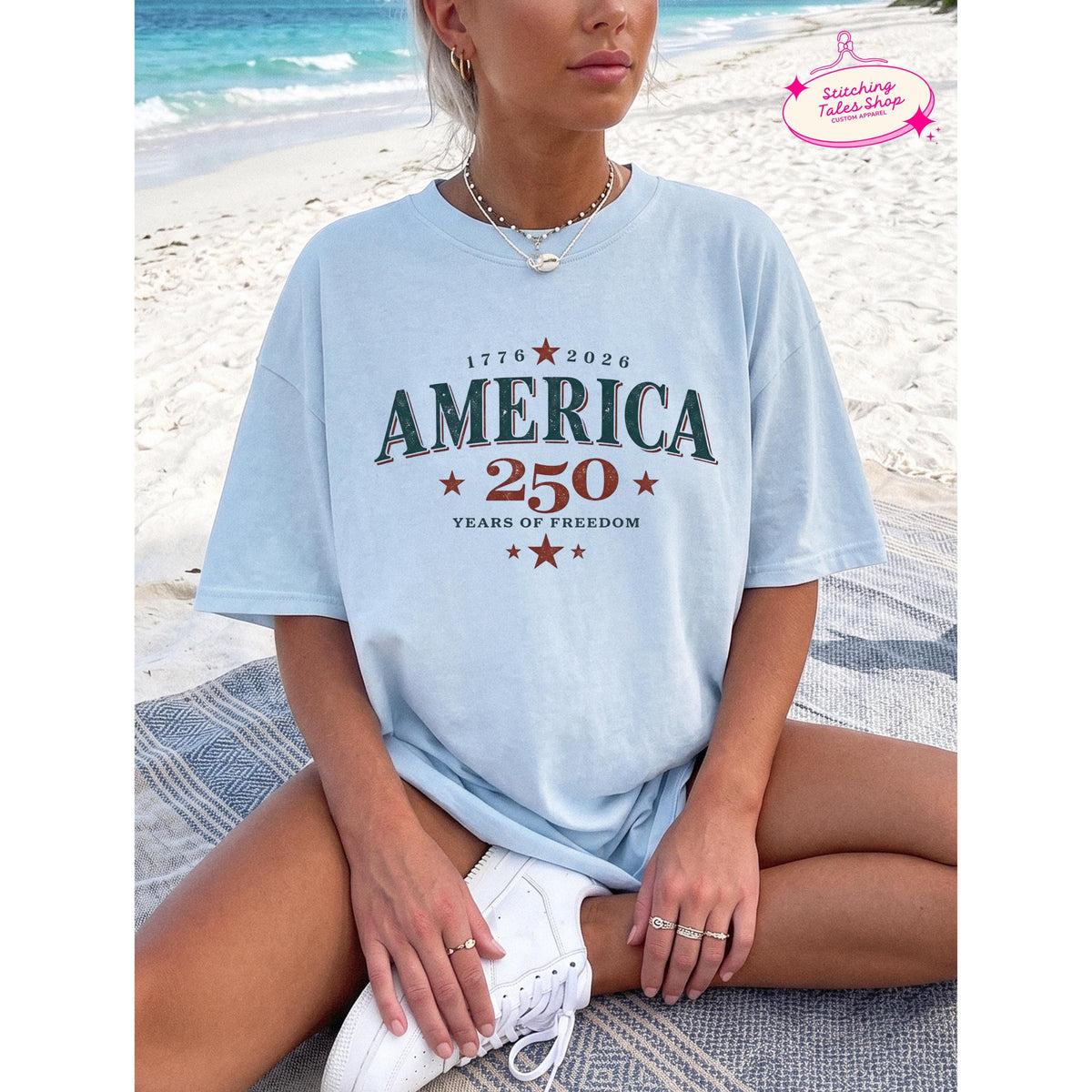 America 250 Shirt, Vintage USA Graphic Tee, Comfort Colors 1717, Patriotic Summer Outfit