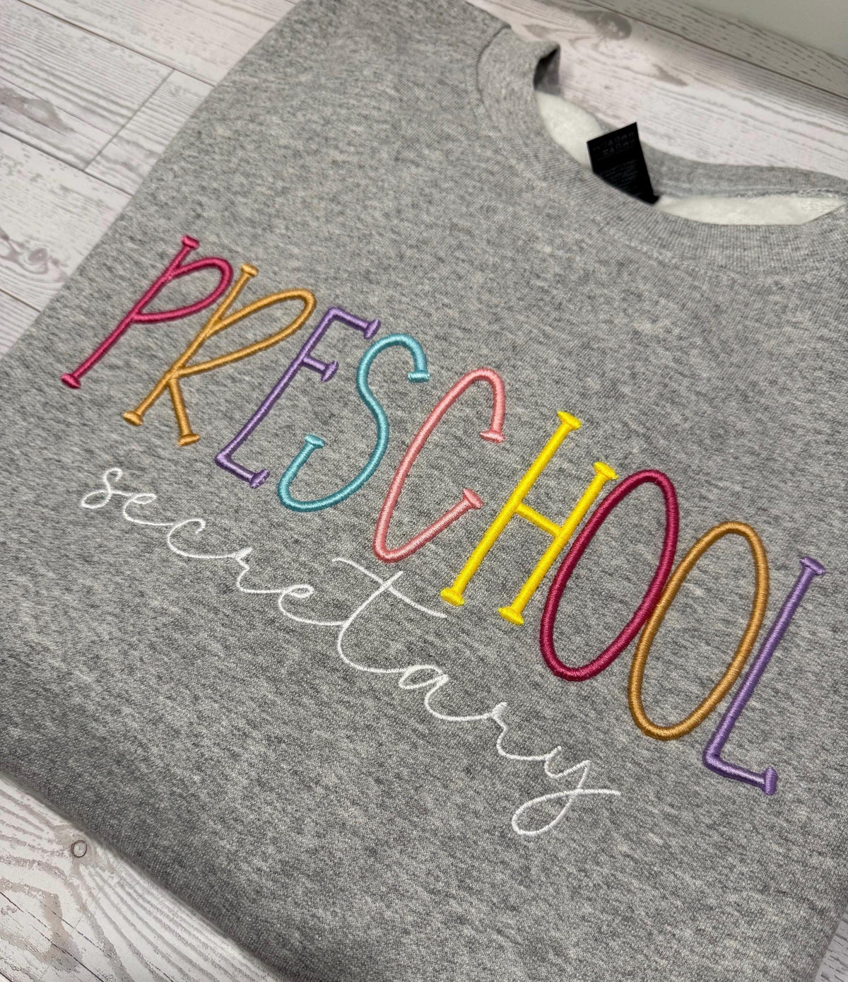 Custom 3D Puff Embroidered Sweatshirt