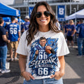 Custom Sports Player Shirt, Personalized Athlete Photo Tee, Football Mom Shirt, Team Spirit Shirt, Custom Player Graphic T-Shirt