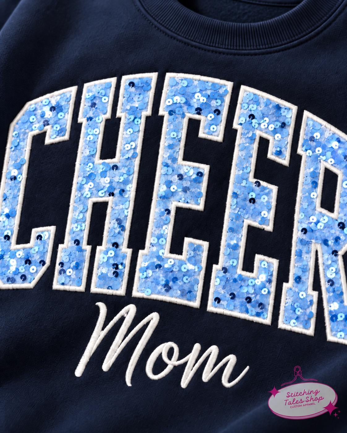 Cheer Mom Sequin Sweatshirt