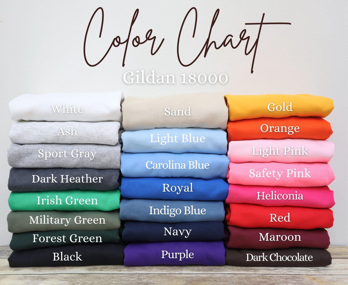 Custom School Spirit Sequin Sweatshirt , Personalized Varsity Letter Crewneck , School Colors , Embroidered Name & Sleeve