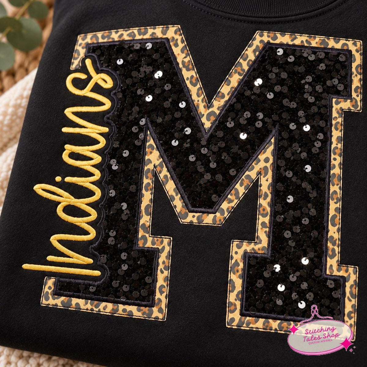 Custom School Spirit Sequin Sweatshirt